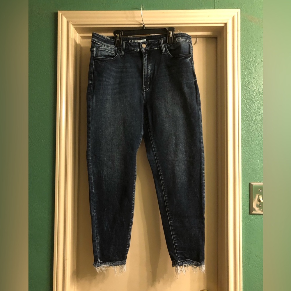 Kancan Kurvy Mid-Rise Ankle Jeans